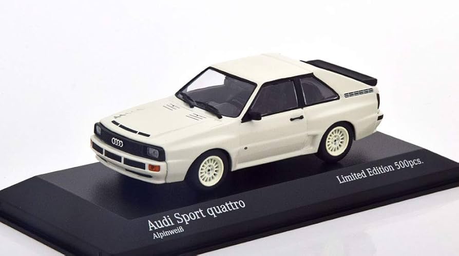 Minichamps Audi Sport Quattro Baujahr 1984 weiß 1:43: Amazon